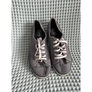 Ked’s Women’s Blue and White Sneakers Textiled Patterned Shoes size 9